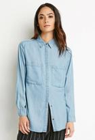 Forever21 Two-pocket Chambray Shirt