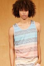 Forever21 Ocean Current Printed Tank Top