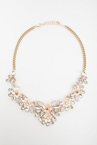 Forever21 Cluster Statement Necklace