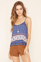 Forever21 Women's  Abstract Paisley Tassel Cami