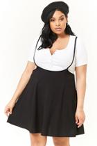 Forever21 Plus Size Mini Pinafore Dress