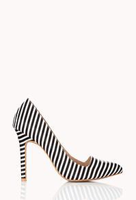 Forever21 Standout Striped Pumps