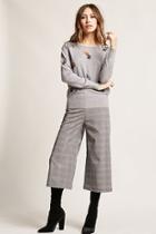 Forever21 High-rise Plaid Culottes