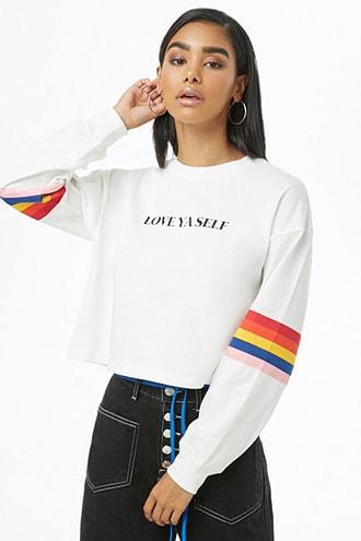 Forever21 Love Ya Self Graphic Tee