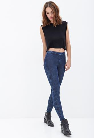 Forever21 Mineral Wash Jeggings