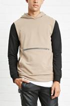 21 Men Men's  Zipper-front Hoodie