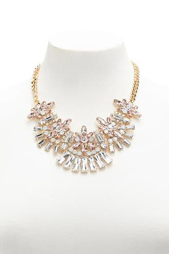 Forever21 Multicolor Faux Gemstone Necklace