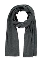Forever21 Oblong Knit Scarf (charcoal)