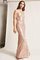 Forever21 Sequin High-neck Maxi Dress