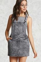 Forever21 Acid Wash Overall Dress