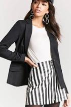 Forever21 Faux Leather Stripe Skirt