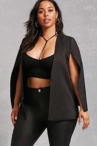 Forever21 Plus Size Cape Blazer