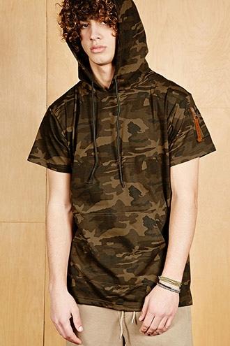 Forever21 Victorious Hooded Camo Tee