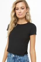 Forever21 Basic Semi-cropped Top