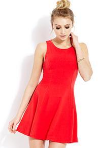 Forever21 Sleek Fit & Flare Dress