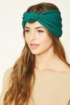 Forever21 Green Knotted Headwrap