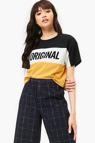 Forever21 Colorblock Original Tee