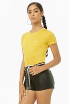 Forever21 Honey Embroidered Tee