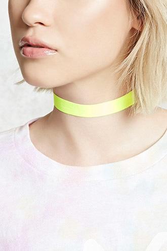Forever21 Neon Stretch Choker