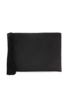 Forever21 Tasseled Faux Leather Clutch