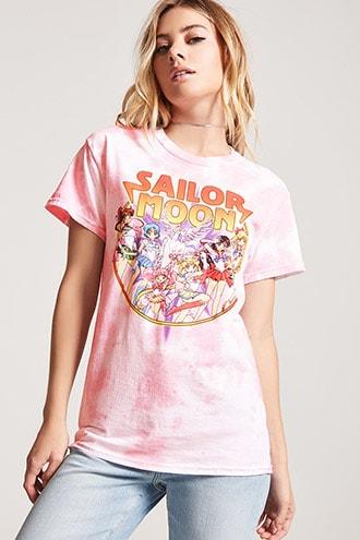 Forever21 Sailor Moon Tie-dye Tee