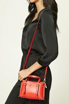Forever21 Red Faux Leather Mini Satchel