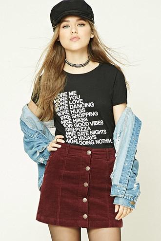 Forever21 Women's More Me Graphic Tee