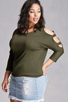 Forever21 Plus Size Cutout Top
