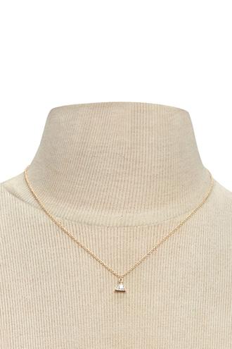 Forever21 Cubic Zirconia Triangle Necklace