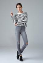 Forever21 Ripped High-rise Super Skinny Jeans