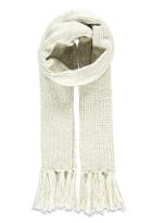 Forever21 Fringed Cable Knit Scarf