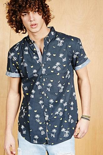 Forever21 Soul Star Banana Graphic Shirt