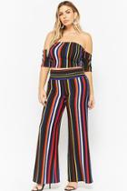 Forever21 Plus Size Striped Flare Pants