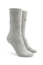 Forever21 Daisy Floral Print Crew Socks