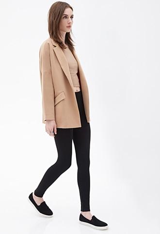 Forever21 Seam-stitched Paneled Leggings