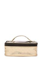 Forever21 Metallic Quilted Makeup Bag