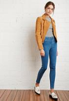 Forever21 Women's  High-waisted Skinny Jeans (medium Denim)