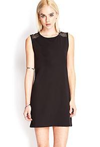 Forever21 Mesh Back Shift Dress