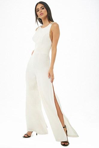 Forever21 Chain-strap Palazzo Jumpsuit