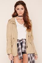 Forever21 Women's  Button-front Utility Jacket