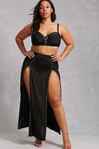 Forever21 Plus Size Snap-button Skirt
