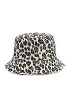 Forever21 Leopard Print Bucket Hat