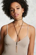 Forever21 Faux Suede Choker Necklace