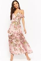 Forever21 Floral Ruffle Maxi Dress