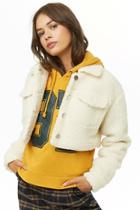 Forever21 Faux Shearling Cropped Jacket