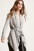 Forever21 Ribbed Self-tie Cardigan