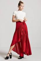 Forever21 Wrap-front Maxi Skirt