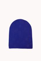 Forever21 Women's  Must-have Skater Beanie (blue)