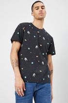 Forever21 Astronaut & Planet Print Tee