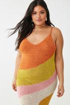 Forever21 Plus Size Colorblock Midi Dress